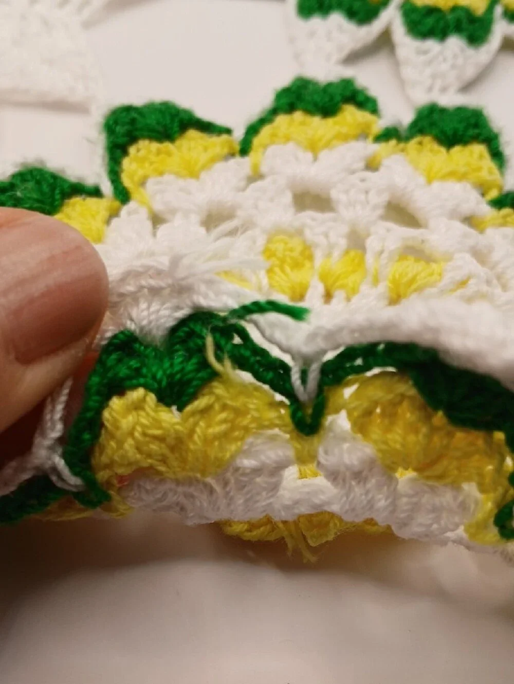 READ Handmade Crochet Floral Doily